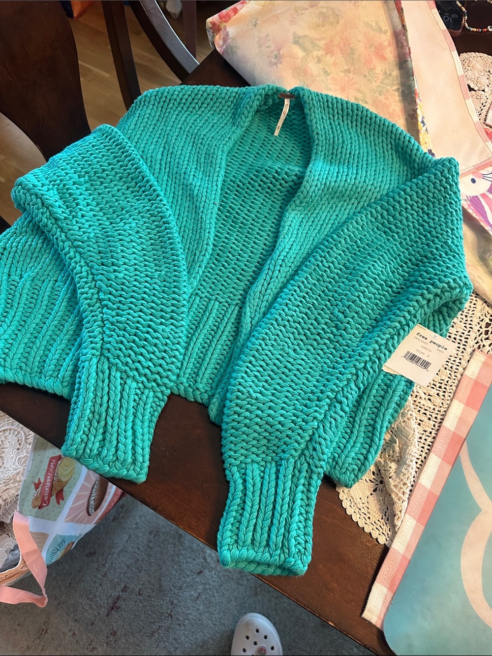Free people Glow for It Chunky Knit open cardigan-